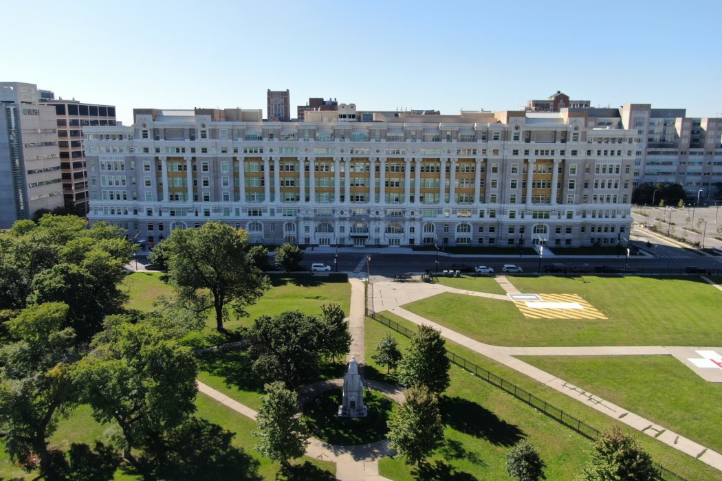 Old Cook County Hospital - Chicago, IL: Exterior envelope consulting for large-scale adaptive reuse